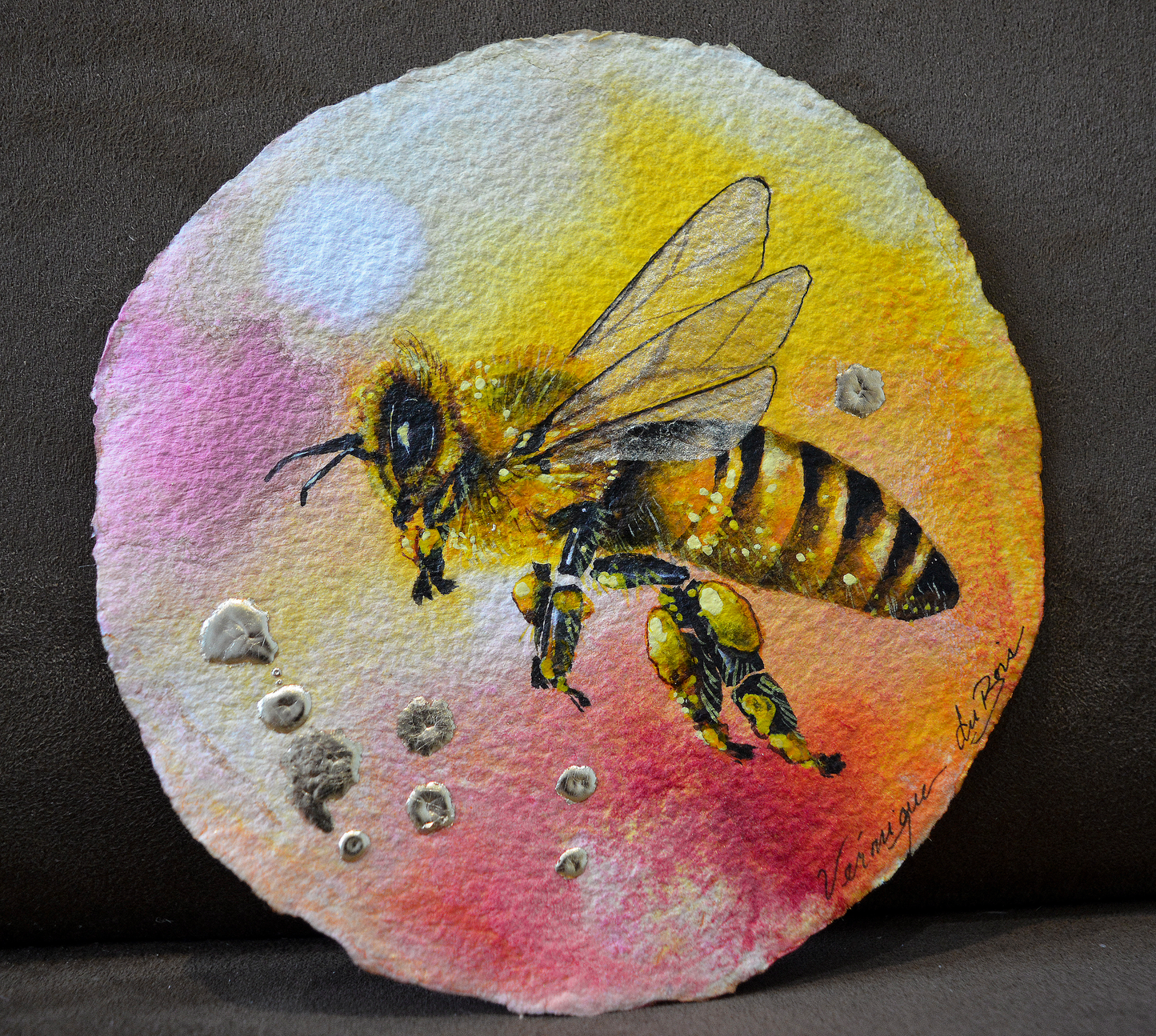 Original | Watercolor | Bee study n.1
