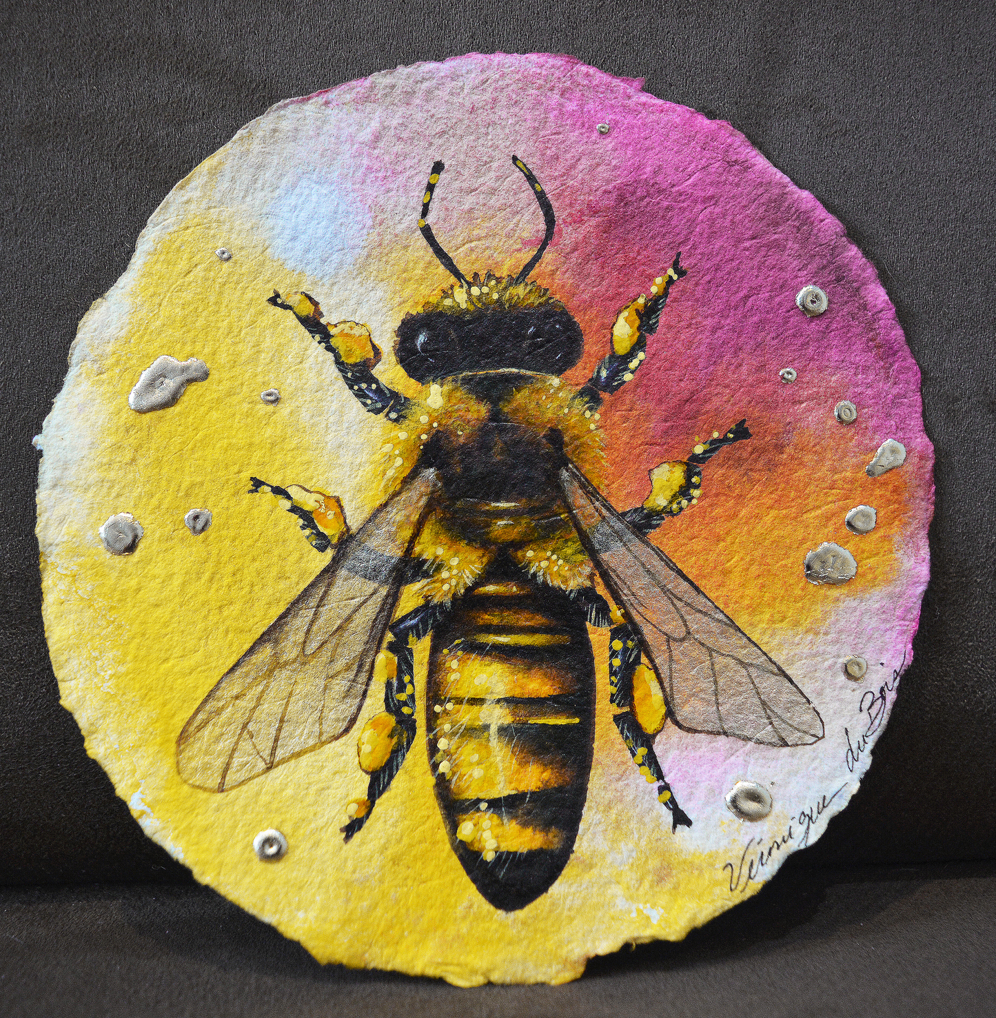 Original | Watercolor | Bee study n.2