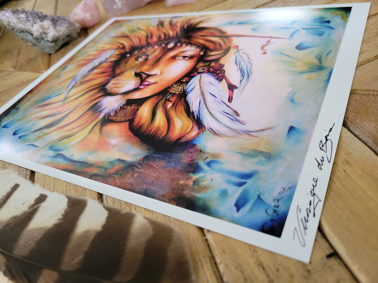 Print | Painting | The Lion Woman