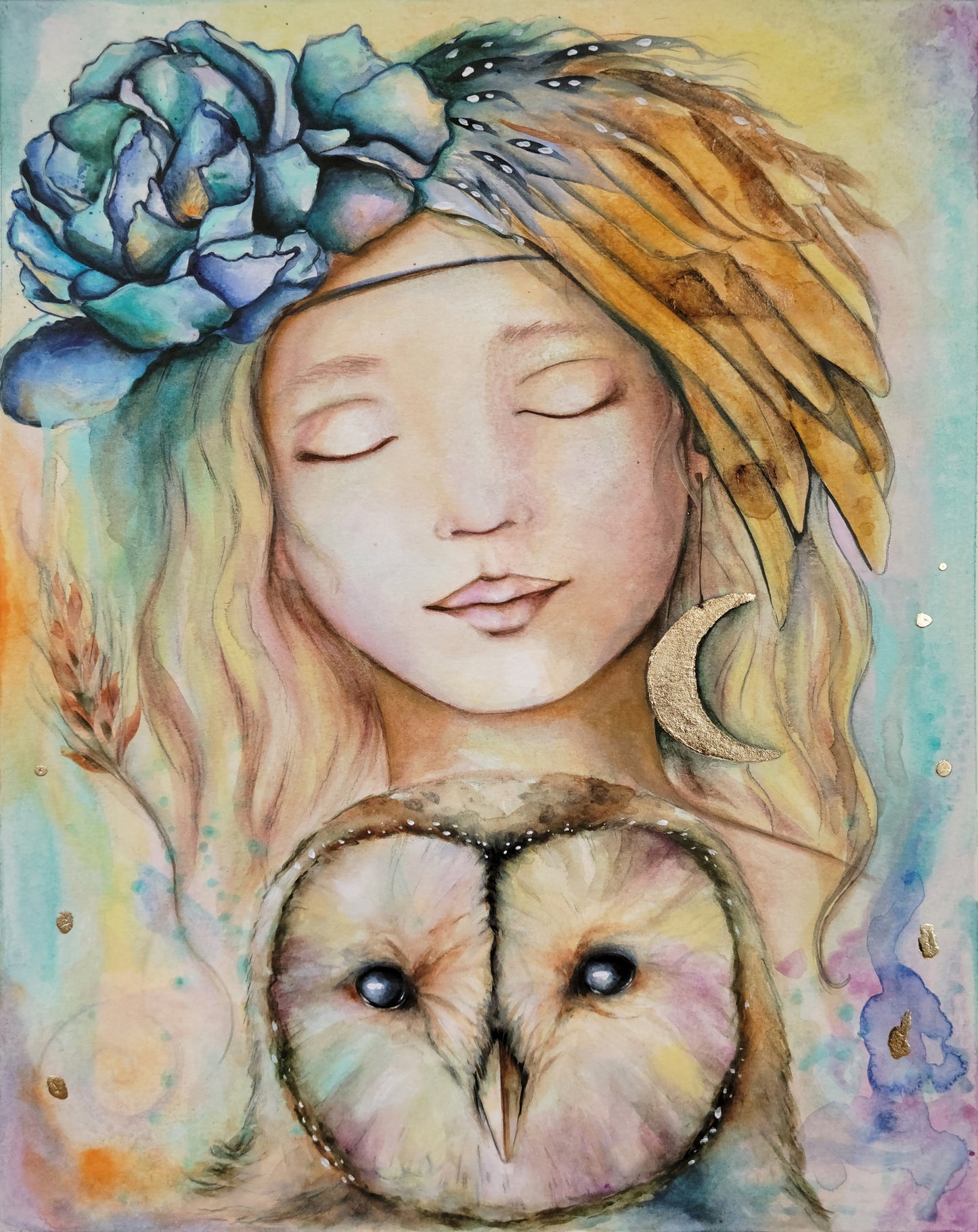 Print | Watercolor | The dreamer